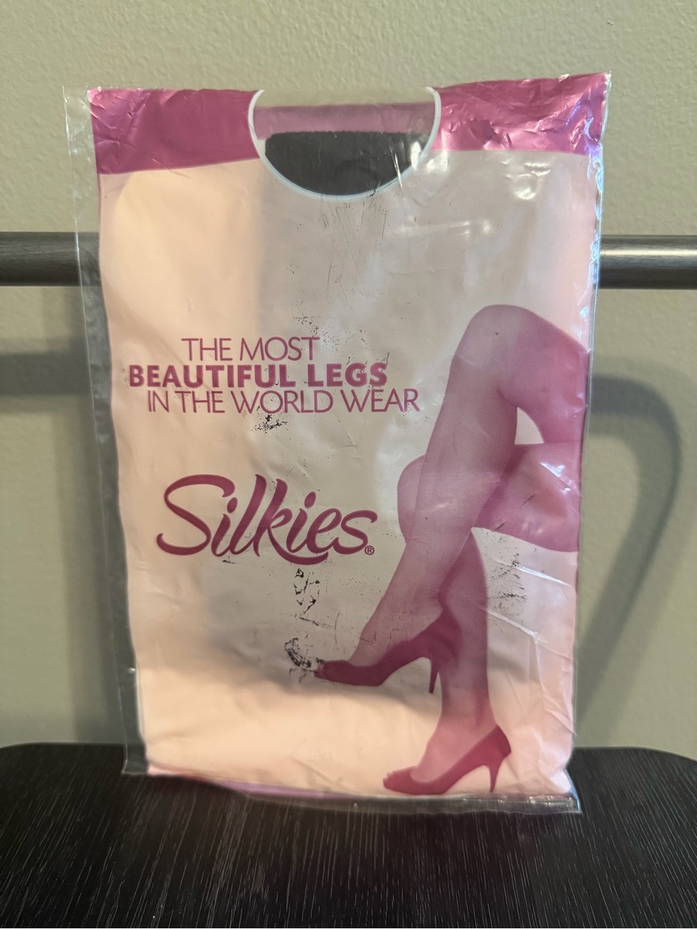 Silkies Classic Ribbed Black Trouser Socks NIP